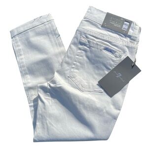 7 For All Mankind Skinny Crop & Roll Jeans